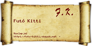Futó Kitti névjegykártya